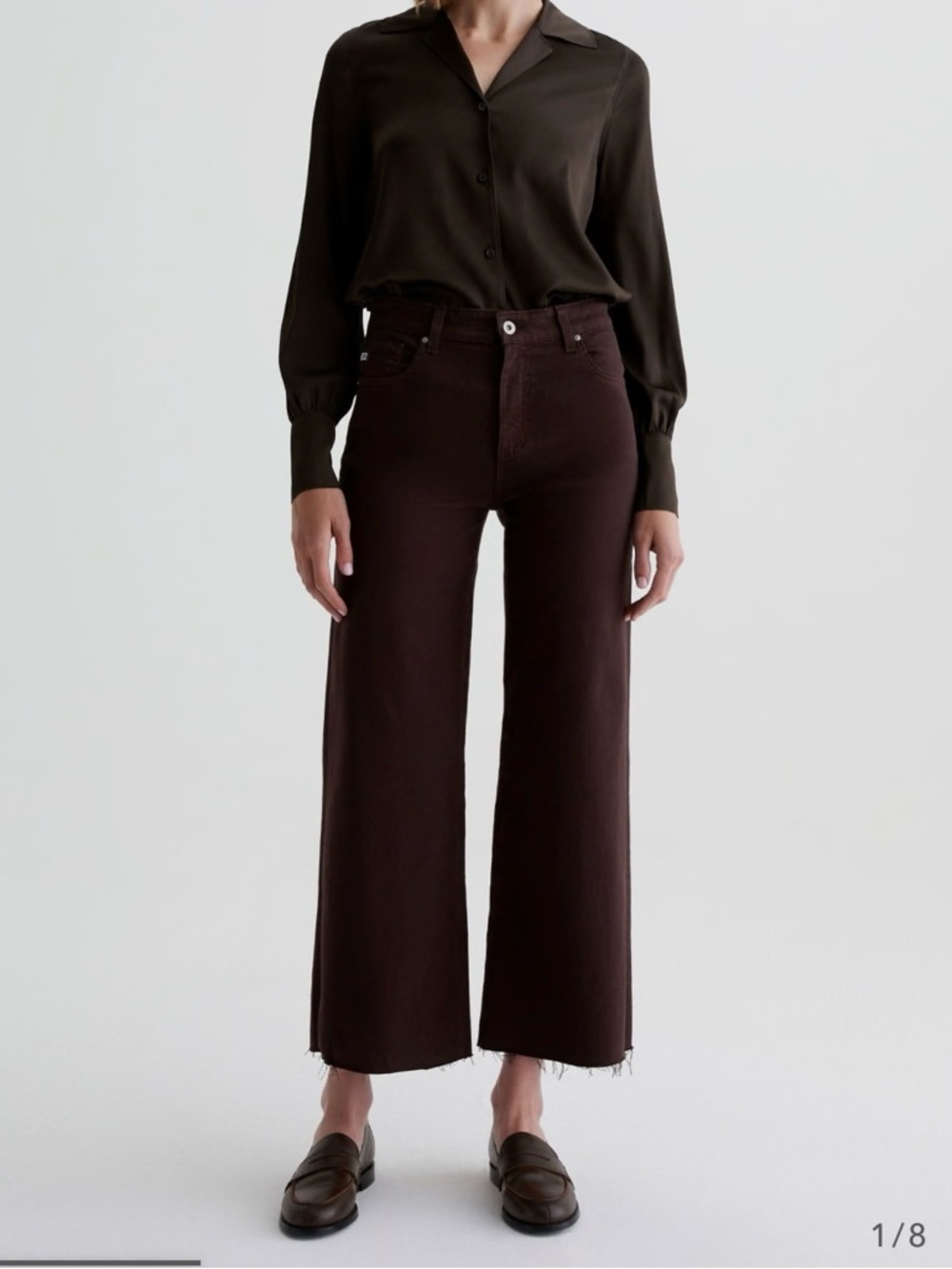 AG Saige Wide Leg Crop Jean